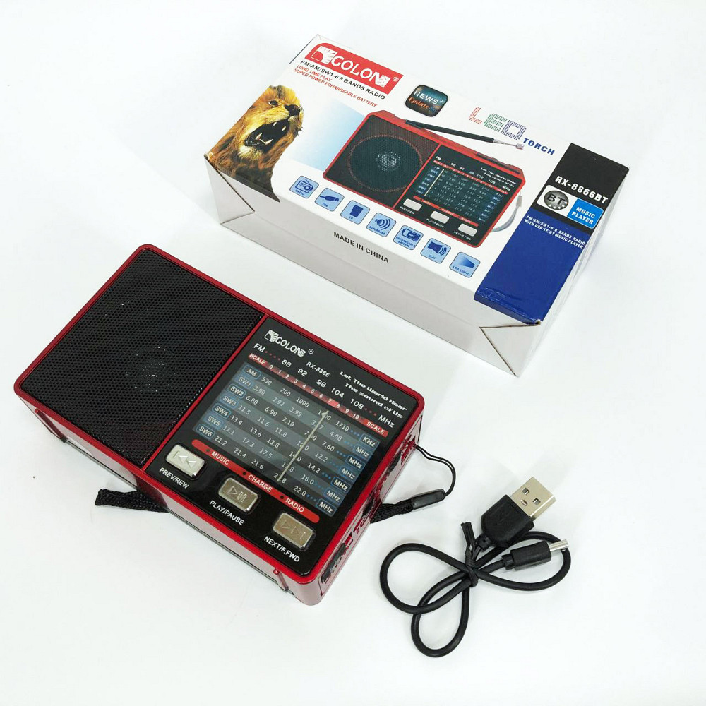 Аналоговий радіоприймач з хорошим звуком, Радіоприймач 220v, Радіо з підтримкою флеш-карт DW-84 Львів - фото 10