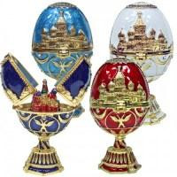 Скринька-яйце з Храмом Василя Блаженного Фаберже Київ - фото 1