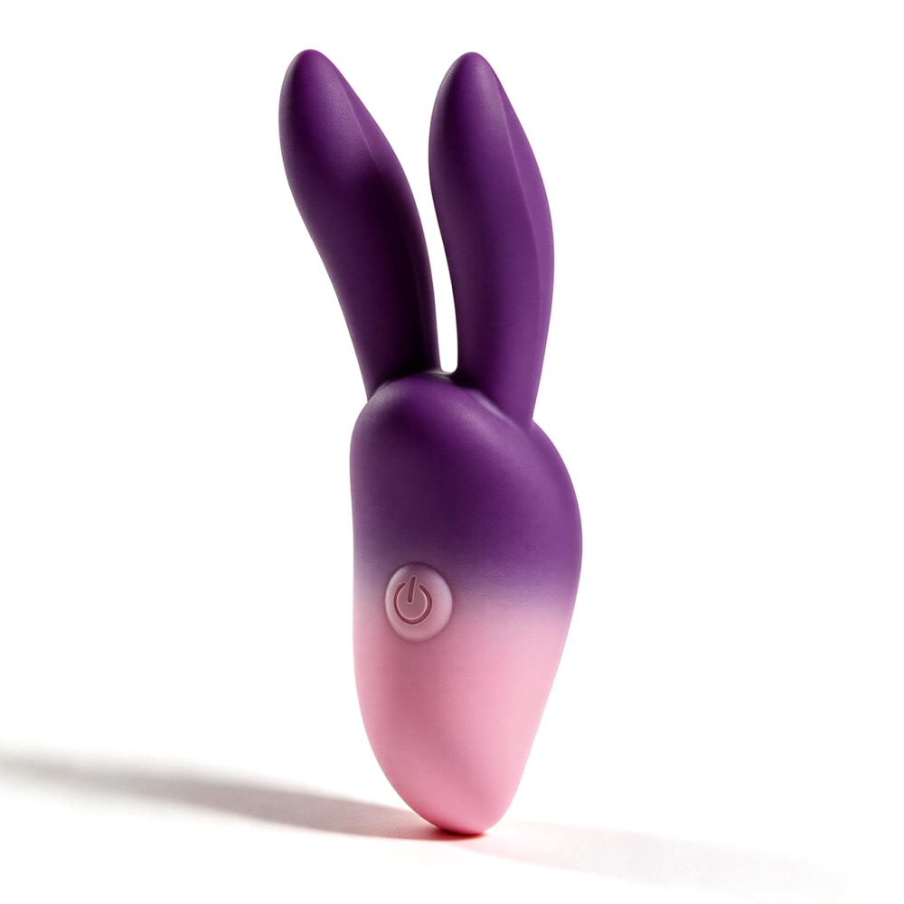 Компактный вибратор LUNE Rabbit с ушками кролика, 10 режимов, 10 × 2,5 см Sex Aura Киев - изображение 3