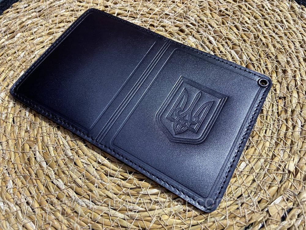 Обкладинка для пенсійного посвідчення й автодокументів із гербом України Київ - фото 8