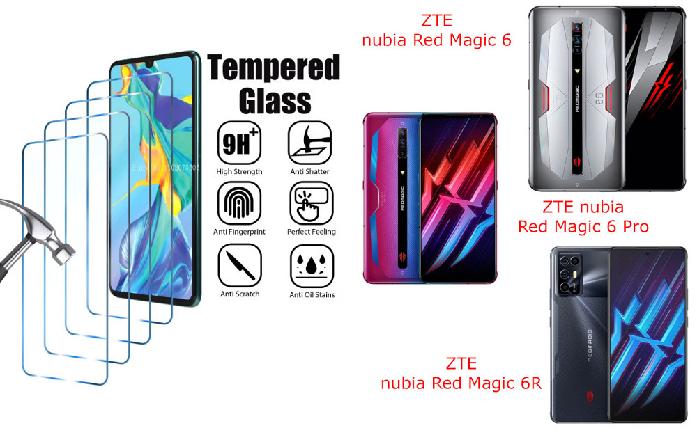 Захисне скло ArmorGlass для ZTE nubia Red Magic 6, Magic 6 Pro, 6R – стійке до подряпин та ударів Київ - фото 1