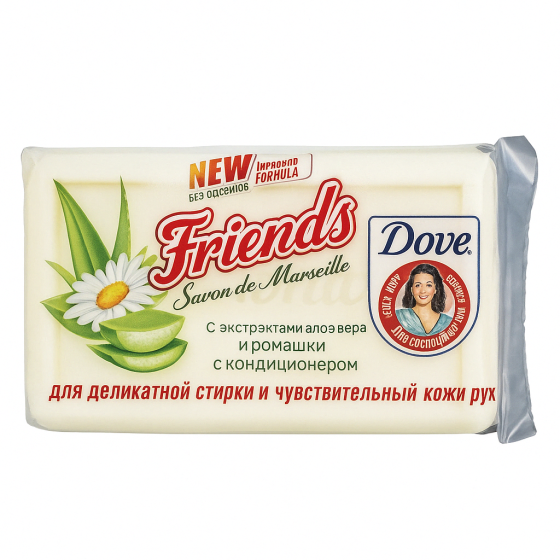 Господарське мило ТМ Друг (Friends) для прання 125 г в асортименті Київ