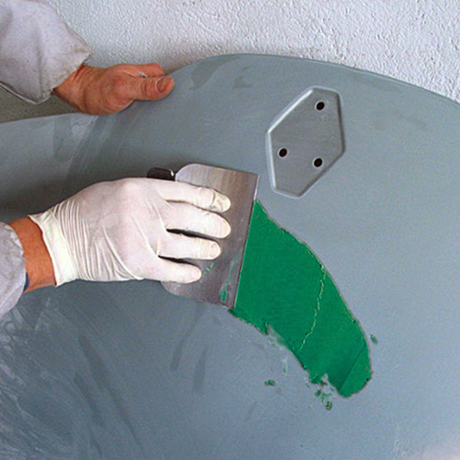 Шпаклівка із скловолокном "Fiber" + затв. 1,2л зелена APP, 010212 Київ - фото 3