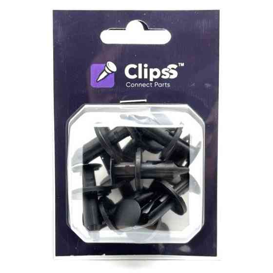 Натискна кліпса кріплення ClipsS 11828 — GM, Ford, Chrysler, Renault, Audi, Seat, Volkswagen | 8E0825267, 1039463, N807389S Ковель