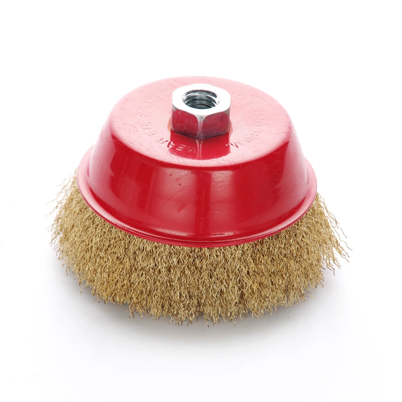 Щітка чаша латуневий дріт 125мм (КМШ) (APRO) Харків - фото 1