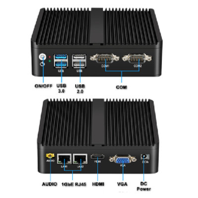 Промышленный ПК Syncotek GOLE BOX-1 J4125/8GB/128GB SSD/USBx4/RS232x2/LANx2VGA/HDMI (S-PC-0089) Винница - изображение 1