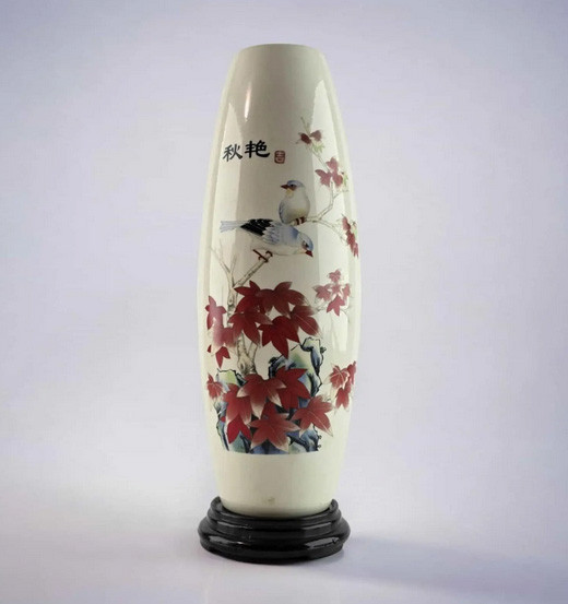 Ваза из фарфора китайская Птицы на ветке Киев - изображение 1