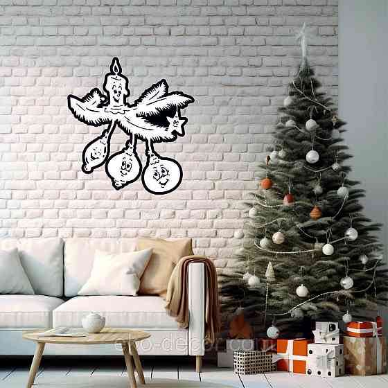 Декоративне настінне Панно «Новий рік», Декор на стену Київ