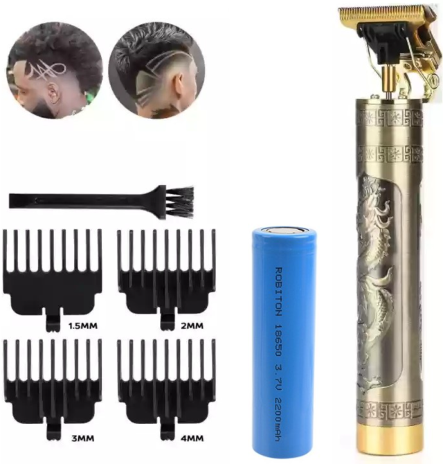 Триммер для бороди та вусів T9-3, 1х18650 Дніпро - фото 1