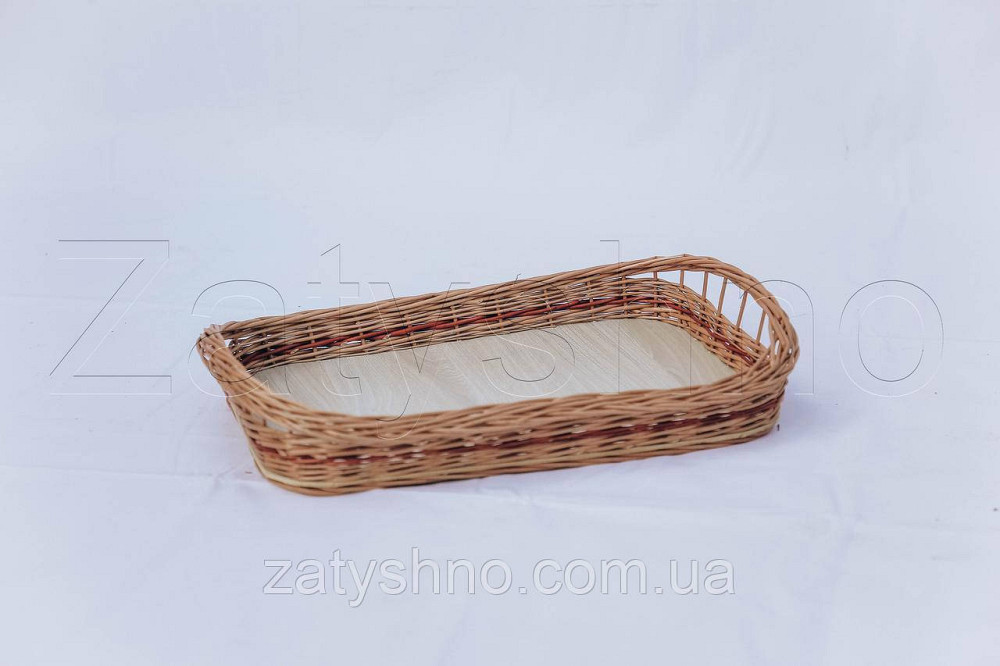 Поднос плетеный | поднос  из лозы | поднос плетеный с крышкой Киев - изображение 2
