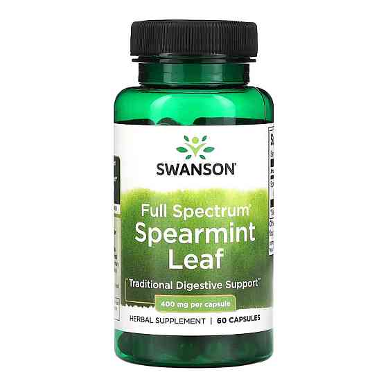 Swanson Full Spectrum Spearmint Leaf 400mg 60 капс Киев
