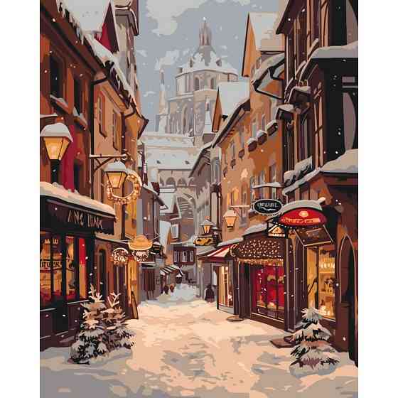 Картина за номерами "Вечір у місті" ©arttem_illustration 11080-AC 40х50 см Вінниця