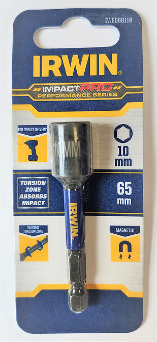 Тримач шурупів IMPACT PRO 10 х 65мм, IRWIN Одеса - фото 1