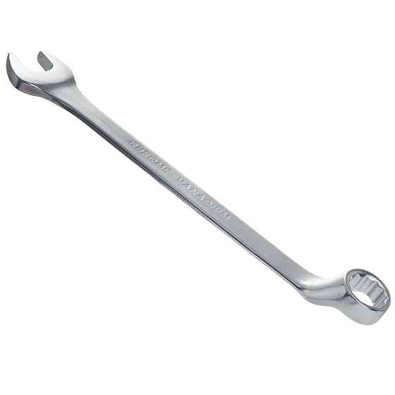 Ключ рожково-накидный глубокий 15мм CrV satine SIGMA (6024151) Ровно