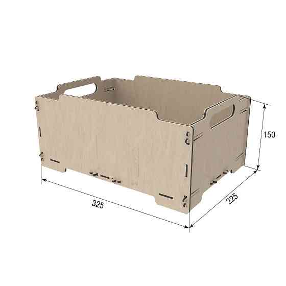 Коробка EKOSTAR з фанери 325x225x150 Київ