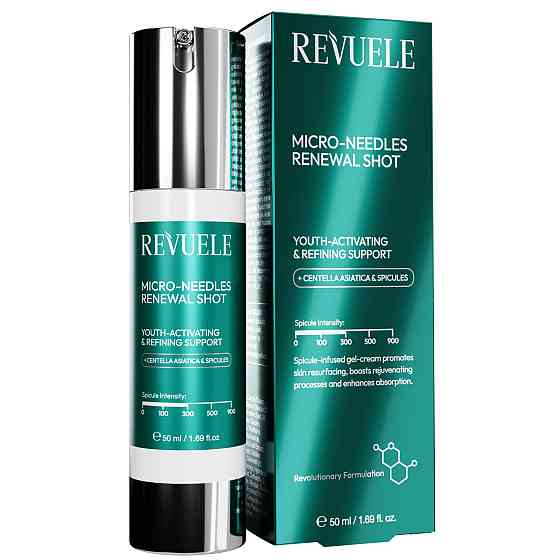 Восстанавливающий гель-крем со спикулами Micro-needles renewal shot Revuele 50 мл Киев
