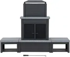 Гриль Kominek Ogrodowy Sunjoy Stalowy Kominek Zewnętrzny Київ - фото 1