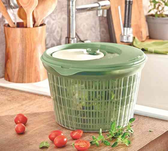 Контейнер для миття та сушки салату Snips зелений 4 л Київ