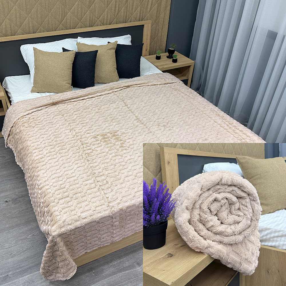 Плед-покривало 200х230 см (+-5см) Таш (87-243) Киев - изображение 1