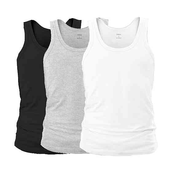 Набор мужских маек из хлопка Lans L 11.005 Микс, L Киев