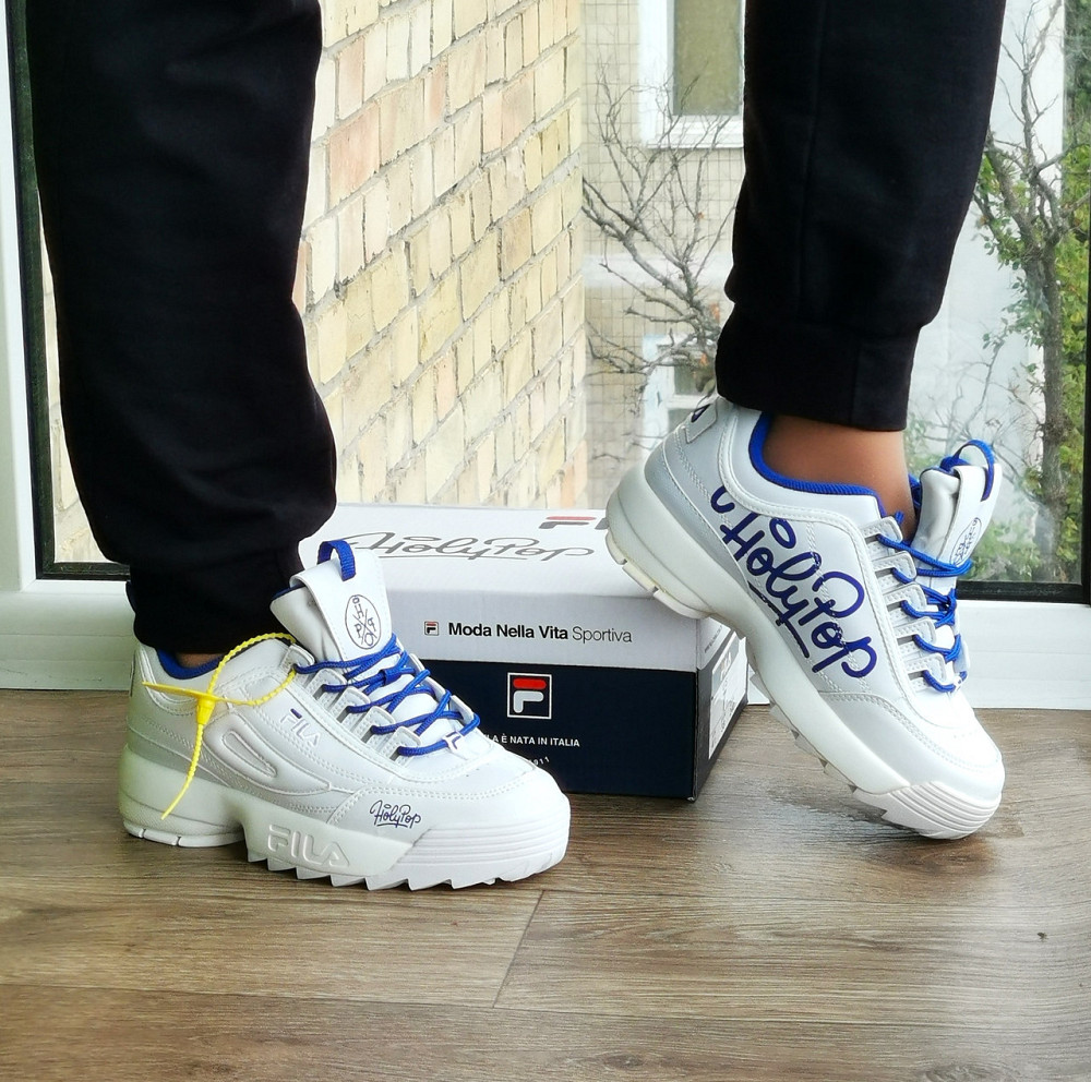 Кросівки FILA Disruptor Білі Жіночі Шкіряні Філа (розміри: 37,38,39,40,41) Відео Огляд Дніпро - фото 10