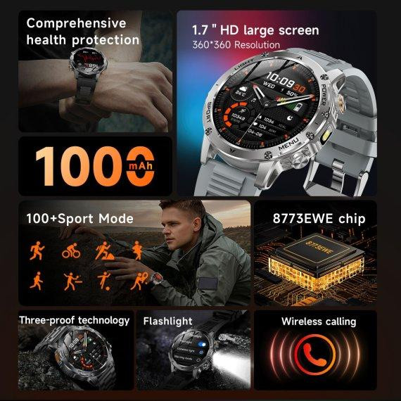 Часы умные наручные Smart Power Ultra Rubber (2 ремешка) Винница - изображение 10