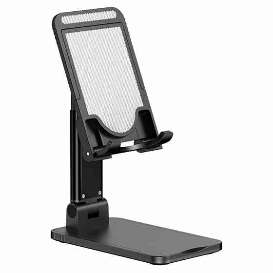 Тримач для мобільного Usams US-ZJ059 Retractable Phone/Tablet Desktop Stand Black Киев