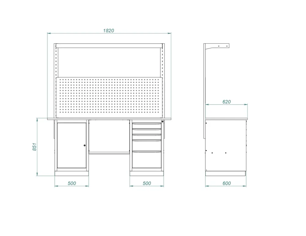 Верстак Скіф 1820-1 Standart Харьков - изображение 2