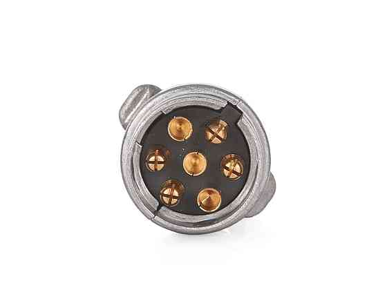Причіпа вилка алюмінієва "GEKO" 7 PIN 12V Стрий