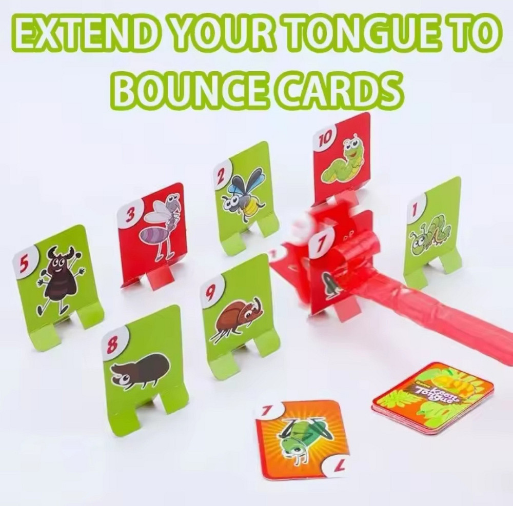 Настільна гра Жаба ловить комах 15 на 12 см зелений Київ - фото 5