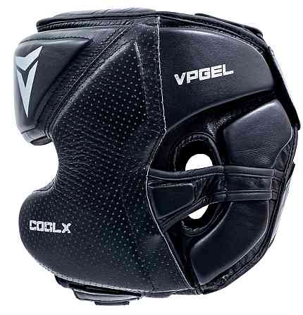 Боксерський шолом з натуральної шкіри V`Noks Futuro Tec чорний розмір S/M Київ