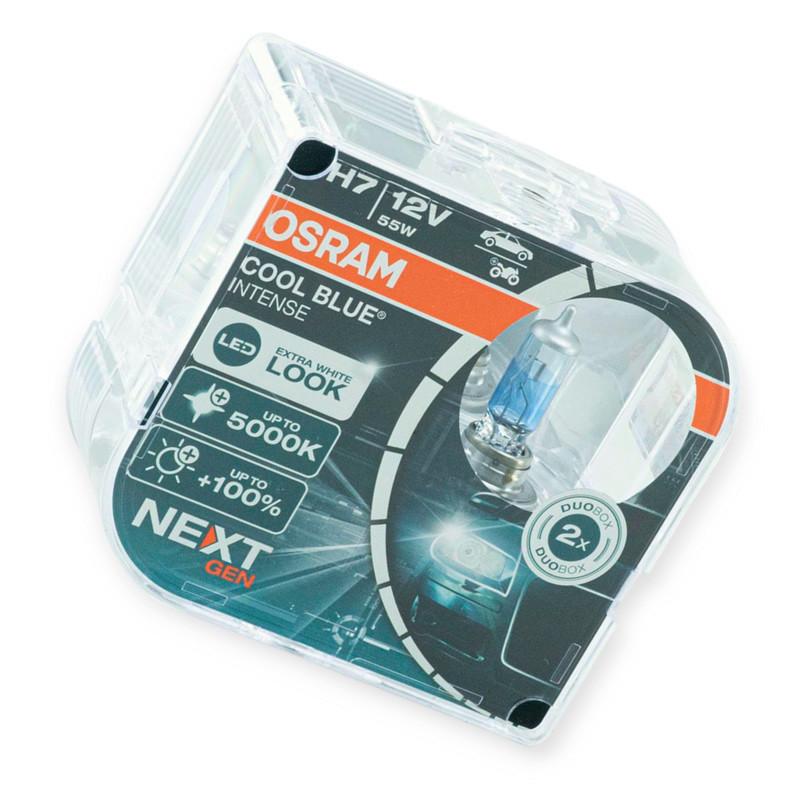 Автолампа 12V 55W Cool Blue Intense Next Gen 100% 5000K (пара) картон H7 Мукачево - изображение 1