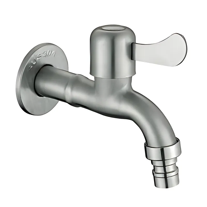 Кран поливальний для холодної води MIXXUS BIB-03 1/2 з нержавіючої сталі SUS304 настінний (MI7102) Чернівці - фото 1