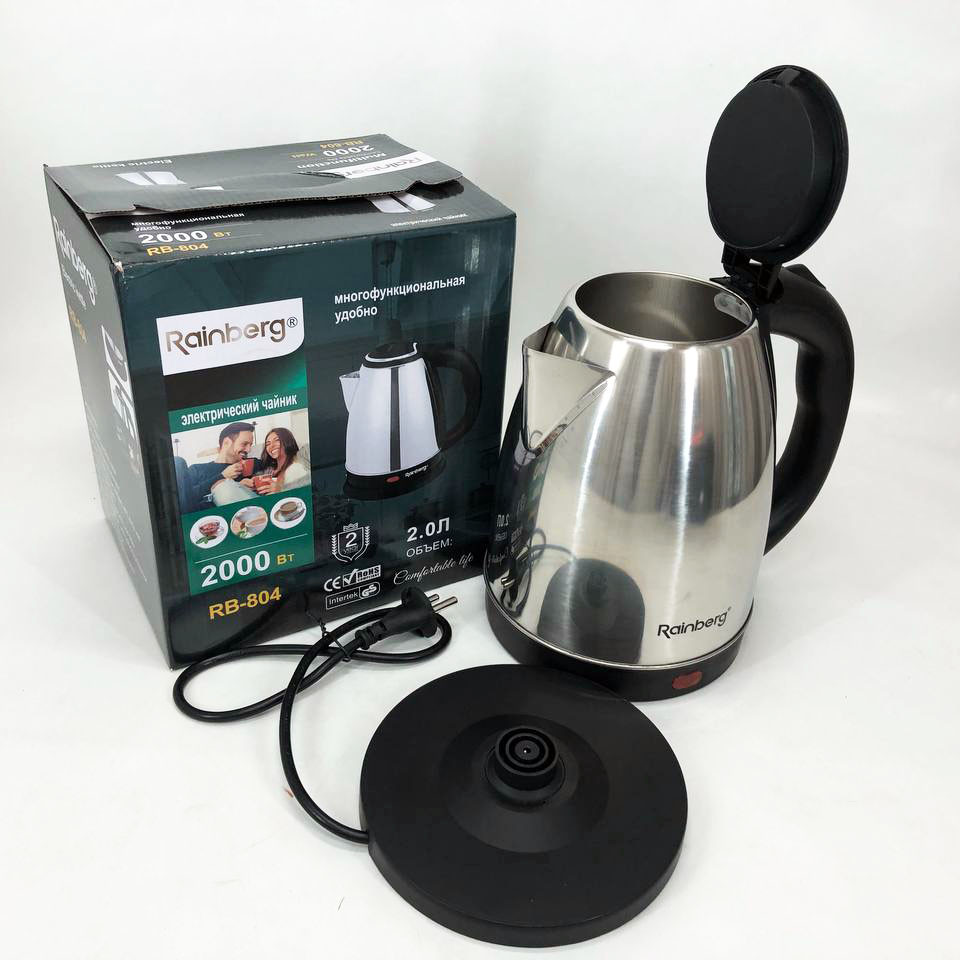 Чайник для побутового використання, Потужний електричний чайник Якісний електричний для дому RO-19 Івано-Франківськ - фото 1