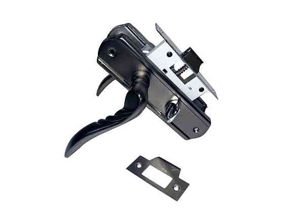 Комплект ручок з клямкою Кава BK 33-Н28 MBN (BK18BCBKP04H33) ТМ ФУРОР Київ