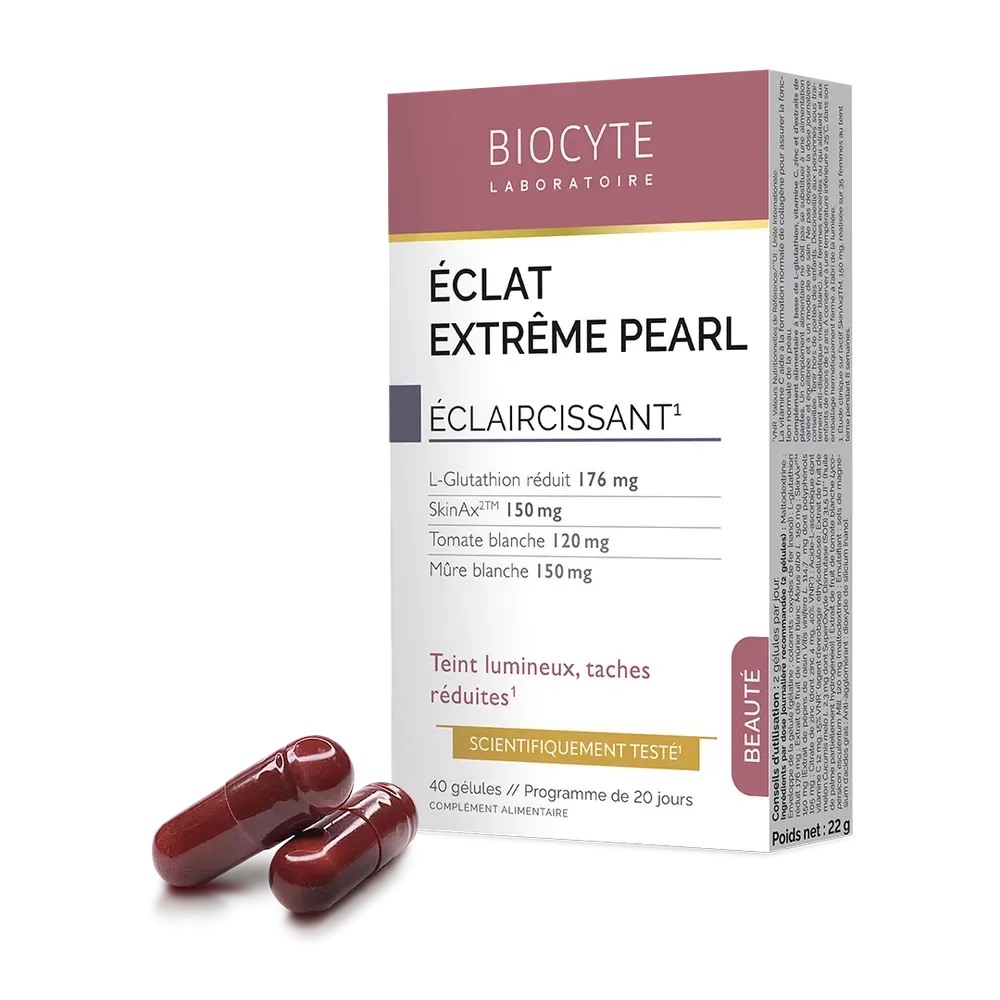 Biocyte ECLAT EXTREME PEARL Зменшує почервоніння шкіри та гіперпігментацію, 40 капсул Дніпро - фото 1