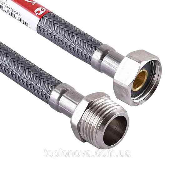 Шланг водяной TUCAI 1/2″х1/2″ НВ 0,3м АНТИКОРРОЗИЯ TAQ ACB MG-1212-300 204478 Черновцы