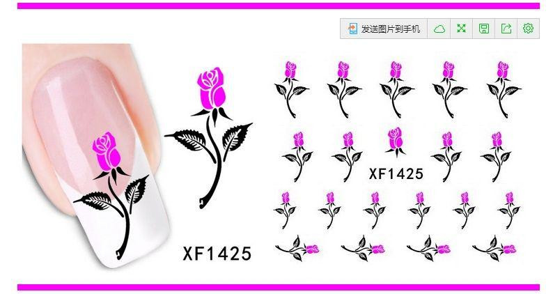 Наклейки для нігтів XF1425 Київ - фото 2