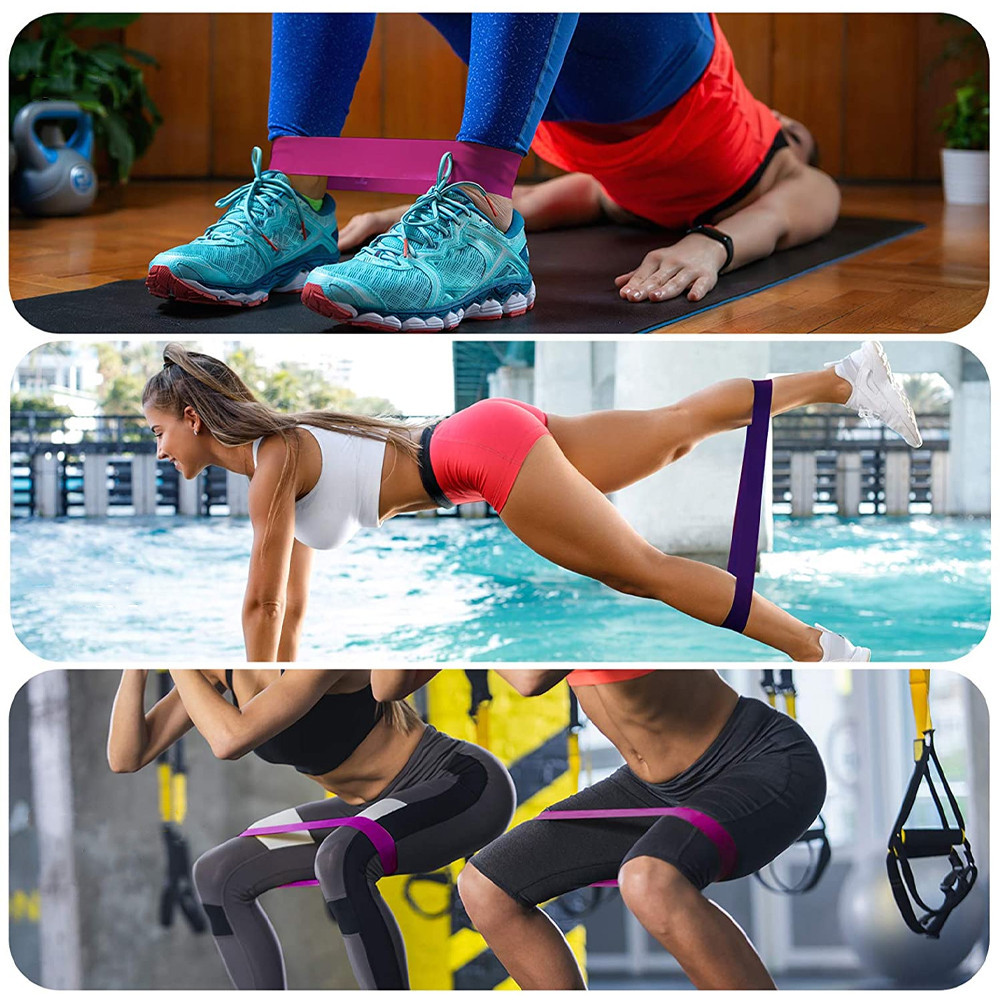 Набір гумок для фітнесу 5шт,з чохлом SBR Київ - фото 2