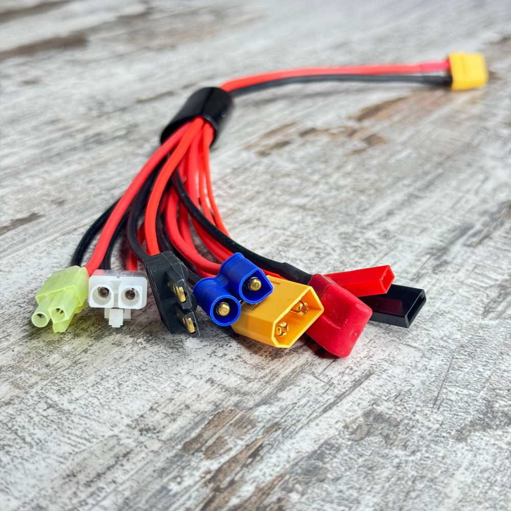 Универсальный кабель-переходник XT60 8в1 для зарядных устройств и аккумуляторов Киев - изображение 3