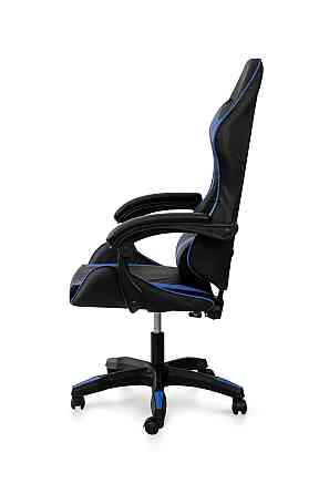 Крісло геймерське Слім, чорний/синій Киев