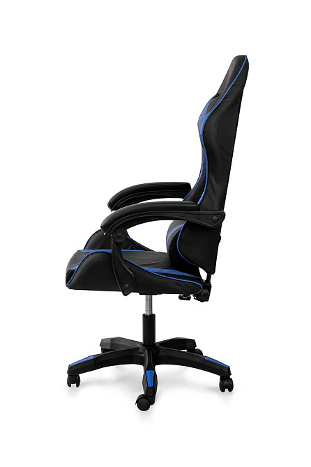 Крісло геймерське Слім, чорний/синій Киев - изображение 3