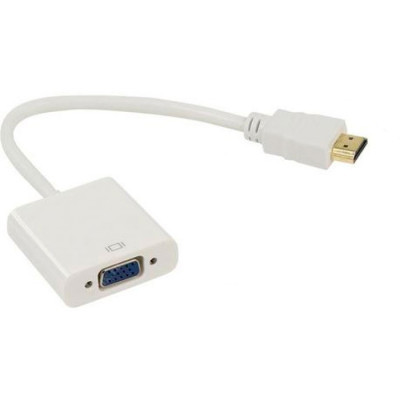 Перехідник ST-Lab HDMI male - VGA F (без додаткових кабелей) (U-990 Pro BTC white) Вінниця - фото 1