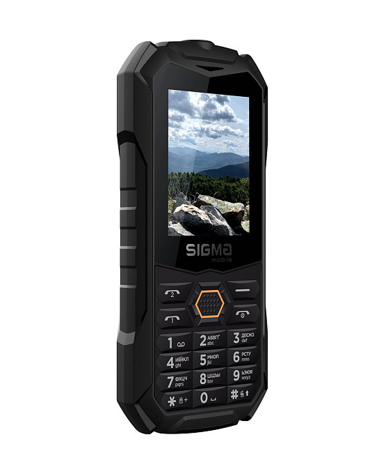 Мобільний телефон Sigma mobile X-treme PV68 Dual Sim Black/Orange (4827798738221) ( Помаранчевий ) Харьков - изображение 3