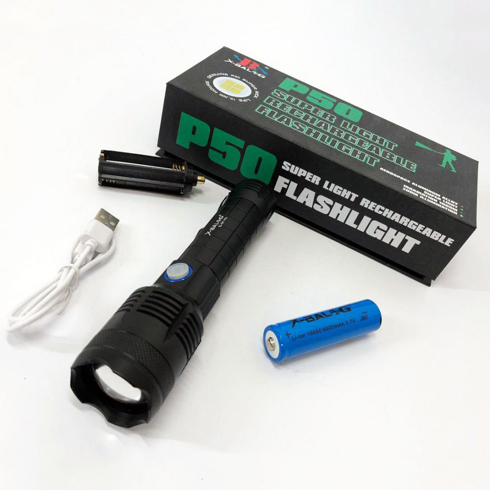 Ручной фонарик led Bailong X-Balog BL-B99-P50, Фонарики для экстренных ситуаций EP-577 и аварий Киев - изображение 5