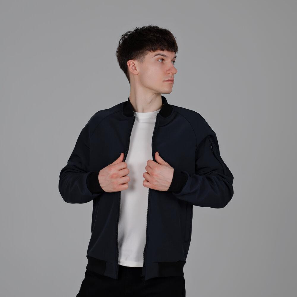 Бомбер Pobedov Thunder Темно-синий L OWbb3 167Ldb Киев - изображение 13