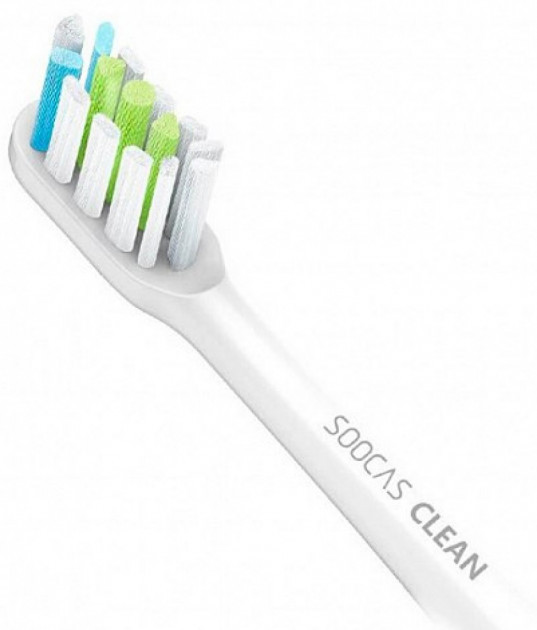 Насадка для зубної щітки Xiaomi SOOCAS X1/X3/X5 BH01W (Білі, 2 шт.) Николаев - изображение 5