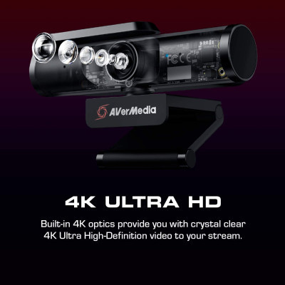 Веб-камера AVerMedia Live Streamer CAM PW513 4K Black (61PW513000AC) Винница - изображение 9