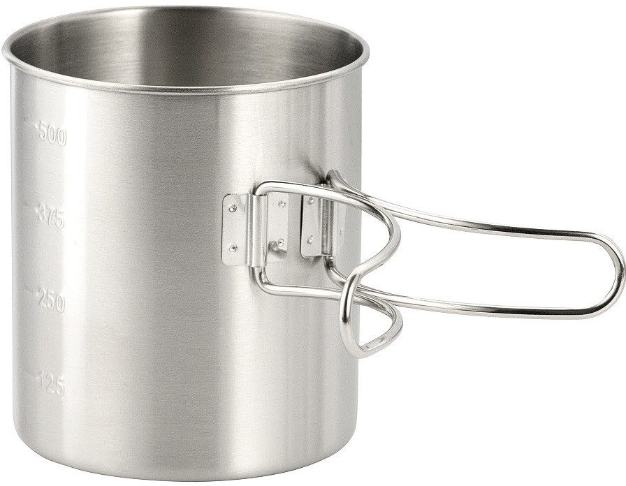 Туристична Кружка зі складними ручками 450 мл M-Tac (CL1C-M37-A) Нержавіюча сталь Нововолинськ - фото 4