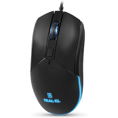 Мышка REAL-EL RM-515 USB Black (EL123200059) Винница - изображение 6